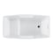 Aqua Eden 51.19 L, 27.75 W, Glossy White, Acrylic VTSQ512827S - alternate 3